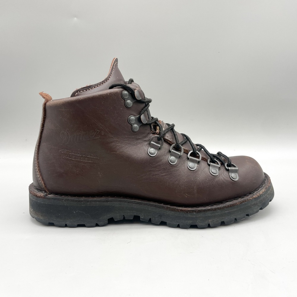 Danner Womens 8 Mountain Light II Hiking Boots Brown Leather Rugged Gorpcore
